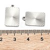 304 Stainless Steel Pendants STAS-C167-08E-P-3