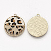 Eco-Friendly Cowhide Leather  Pendants FIND-N049-01H-2