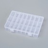 Plastic Removable Bead Containers CON-WH0070-84C-1