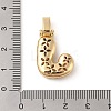 Brass Micro Pave Cubic Zirconia Pendants ZIRC-P121-01G-J-3