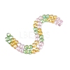 Electroplate Transparent Glass Beads Strands GL-CBADAFE-01D-2