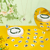 1Set Glass Cabochons GGLA-PH0001-65D-5