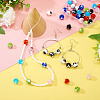 40Pcs 8 Colors Handmade Lampwork Beads LAMP-TA0001-54B-7