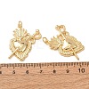 Brass Pendants KK-CBA2F11-15A-G-3