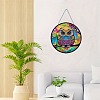 Owl Pattern DIY Diamond Painting Pendant Decoration Kit PW-WG50849-01-3