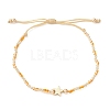 Star Cross Heart Adjustable Braided Bracelet Sets BJEW-MZ00043-2