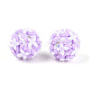 Handmade Polymer Clay Rhinestone and Resin Beads CLAY-T022-01E-3