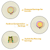 8Pcs 304 Stainless Steel Vortex Cuff Earrings EJEW-FI0003-30-5