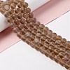 Synthetic Moonstone Beads Strands G-E573-01C-07-4