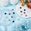 32Pcs 8 Styles Mixed Gemstone Pendants FIND-HS0001-18-4