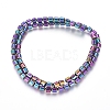 Magnetic Synthetic Hematite Beads Strands G-G826-05E-4mm-2