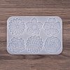 DIY Silicone Flower Pendant Molds X1-AJEW-M228-01-3