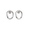 Non-Tarnish 304 Stainless Steel Hollow Oval Stud Earrings for Woman EJEW-N097-004P-1