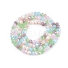 Electroplate Glass Beads Strands GLAA-T023-B16-02-2