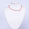 Eco-Friendly Korean Waxed Polyester Cord Necklace Making AJEW-JB00497-06-4