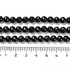 Natural Black Tourmaline Beads Strands G-K345-A04-01-5