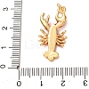 Brass with Enamel Pendants KK-CBA2F11-08B-G-4