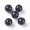 Natural Black Onyx Beads G-K275-13-3mm-2