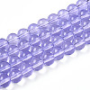 Baking Paint Transparent Glass Beads X1-DGLA-N006-8mm-06-1