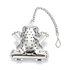 Frog Shape Tea Infuser AJEW-P091-05P-1
