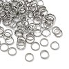 Tarnish Resistant 304 Stainless Steel Split Rings STAS-E010-7x0.6mm-2-2