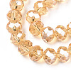 Electroplate Glass Beads Strands EGLA-A034-T2mm-A30-2