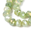 Electroplate Crackle Imitation Jade Glass Beads Strands LS-EGLA-Q131-02C-03-3