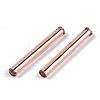 Electroplate Glass Bugle Beads SEED-S043-02C-03-4