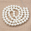 Eco-Friendly Plastic Imitation Pearl Beads Strands X-MACR-S285-5mm-05-2