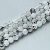 Natural Quartz Beads Strands X-G-N355-6mm-01-1