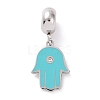 304 Stainless Steel European Dangle Charms STAS-I177-24B-P-1