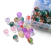 396Pcs 12 Colors Transparent Crackle Acrylic Beads CACR-YW0001-06-2