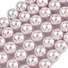 Electroplated Shell Pearl Beads Strands BSHE-G041-12mm-06-1