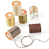 6Rolls 6 Colors Polyester Metallic Thread OCOR-TA0002-82B-3