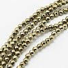 Round Non-magnetic Synthetic Hematite Beads Strands G-D617-2mm-27-1
