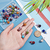 4 Sets Angle Shape Polymer Clay Rhinestone Pendants FIND-PH0009-14A-3