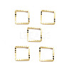 Brass Beads Frames KK-M288-01G-A-1