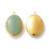 Brass and Enamel Locket Pendants KK-K264-01-3