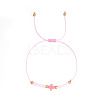 Bohemian Style Glass Braided Beads Bracelets EW0556-5-1
