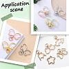20Pcs 4 Colors Alloy Swivel Clasps FIND-SC0017-27-7