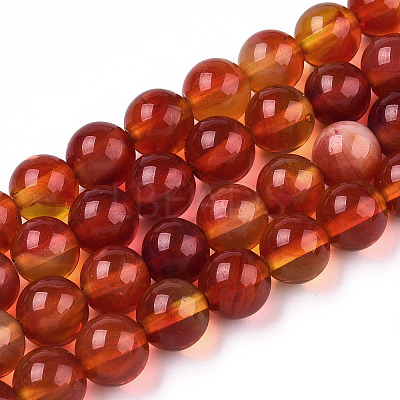 Glass Round Beads Strands GLAA-M044-01Q-1