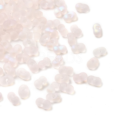Glass Frosted Seed Beads SEED-NH0002-01B-1