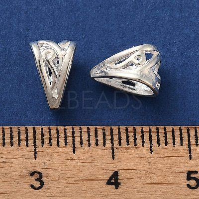 925 Sterling Silver Snap on Bails STER-K177-03B-S-1