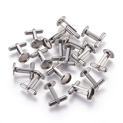 Tarnish Resistant 304 Stainless Steel Cuff Settings STAS-P227-28P-1