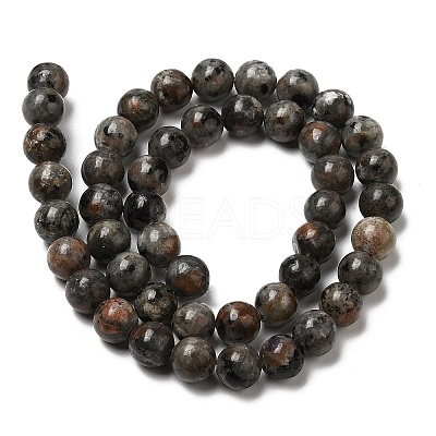 Natural Fluorescent Syenite Rock(Glow under UV Light) Beads Strands G-K340-A05-04-1