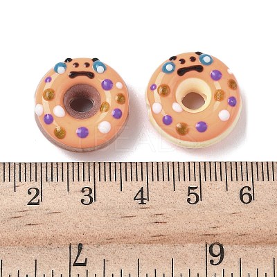 Handmade Porcelain Enamel Beads PORC-K003-09E-1