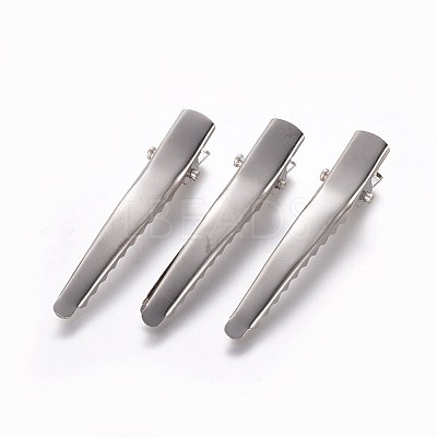 Iron Alligator Hair Clip Findings PHAR-WH0006-03P-1