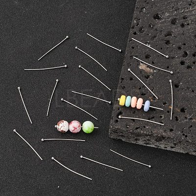 Tarnish Resistant 304 Stainless Steel Ball Head pins STAS-N017-02-30mm-1