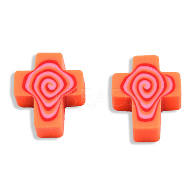 Handmade Polymer Clay Beads CLAY-T020-30-1