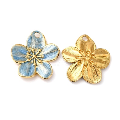 304 Stainless Steel Enamel Pendants STAS-K256-17G-01-1